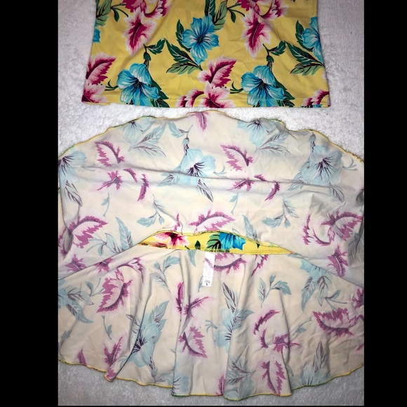 👙Victoria Secret yellow floral tankini set🌼‼️👙 - Picture 5 of 8